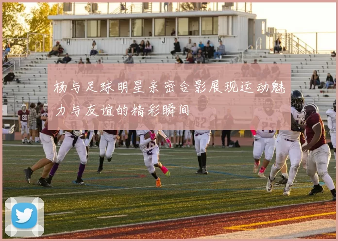 杨与足球明星亲密合影展现运动魅力与友谊的精彩瞬间