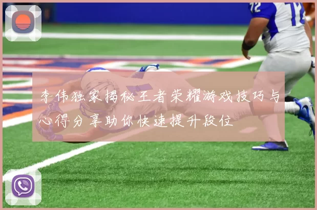 李伟独家揭秘王者荣耀游戏技巧与心得分享助你快速提升段位