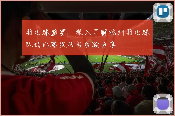 羽毛球盛宴：深入了解杭州羽毛球队的比赛技巧与经验分享